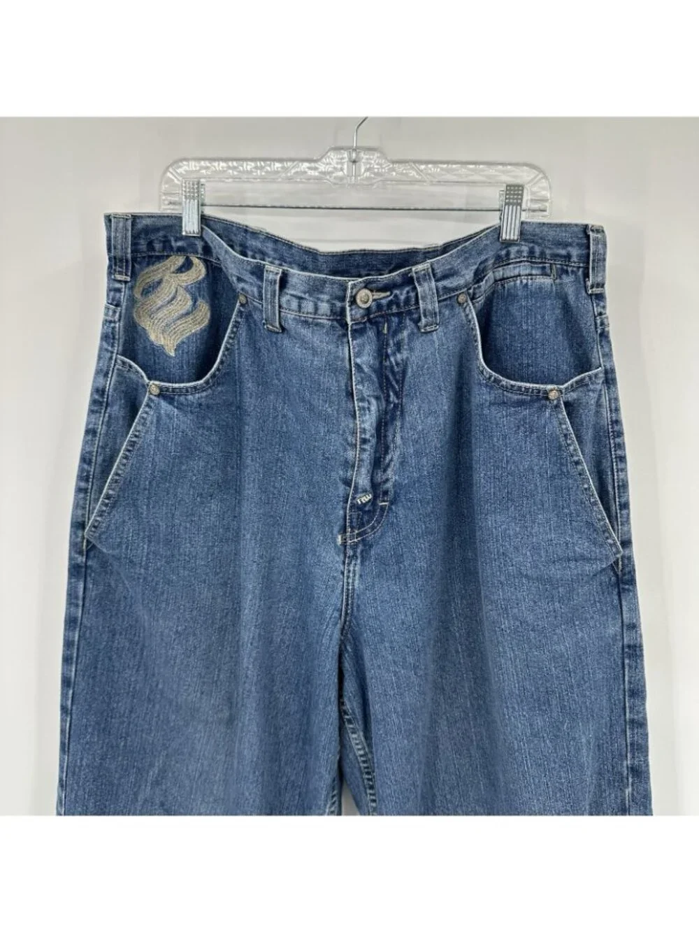 Y2K ROCAWEAR JEANS relaxed baggy denim 40 streetwear hip hop urban 90s retro